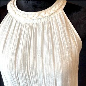 Anthropologie THML White Halter Dress